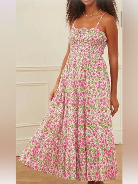 Pink City Prints Seychelles Dress Neon